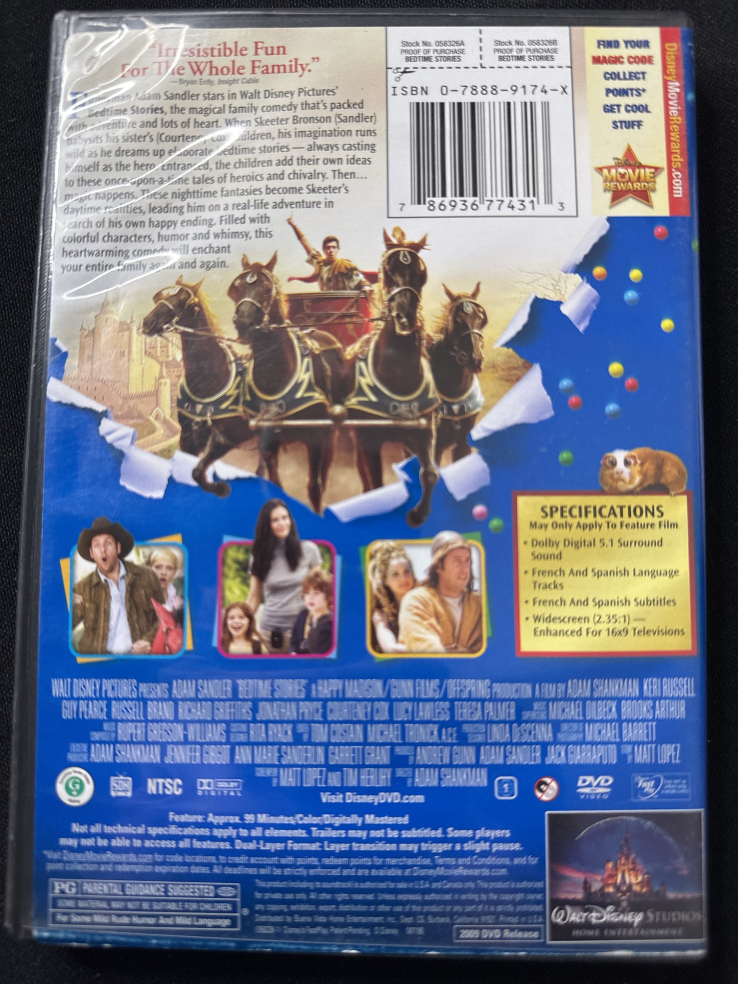 Bedtime Stories DVD