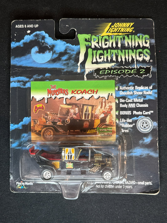 Johnny Lightning Frightning Lightnings 1999 The Munsters Koach Episode 2 NIB