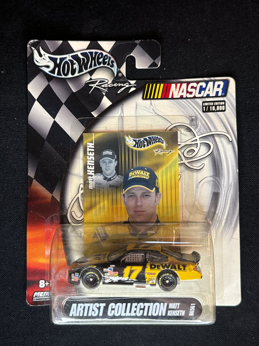 Hot Wheels Race Day Series Matt Kenseth #17 NASCAR DeWalt 1:64 Diecast with Trading Card