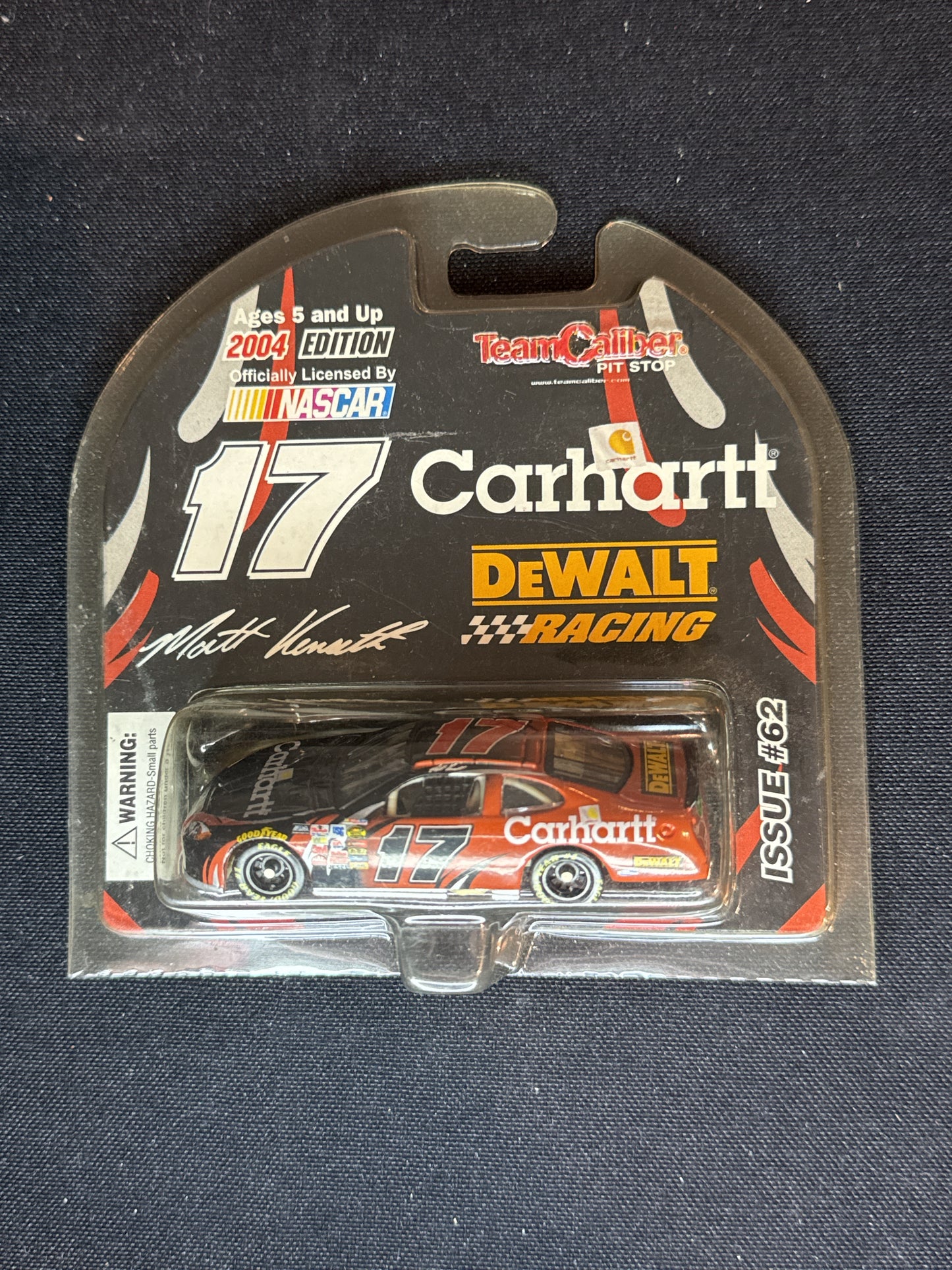 NASCAR Matt Kenseth #17 2004 Carhartt DeWalt Team Caliber Issue #62 1:64 Diecast NIB