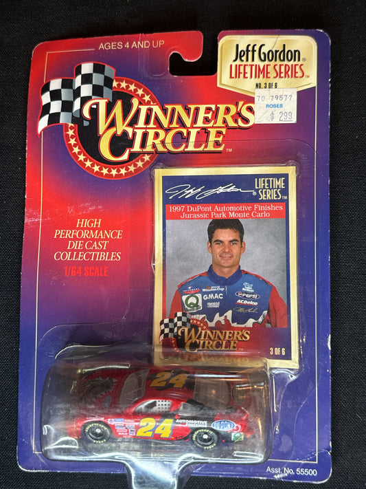 NASCAR Jeff Gordon #24 Winner's Circle Lifetime Series 1:64 Diecast 3 of 6 Jurassic Park