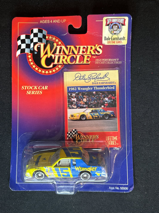 NASCAR Dale Earnhardt #15 Wrangler 1982 Ford T-Bird 1:64 Winner's Circle 1998 1:64 Diecast