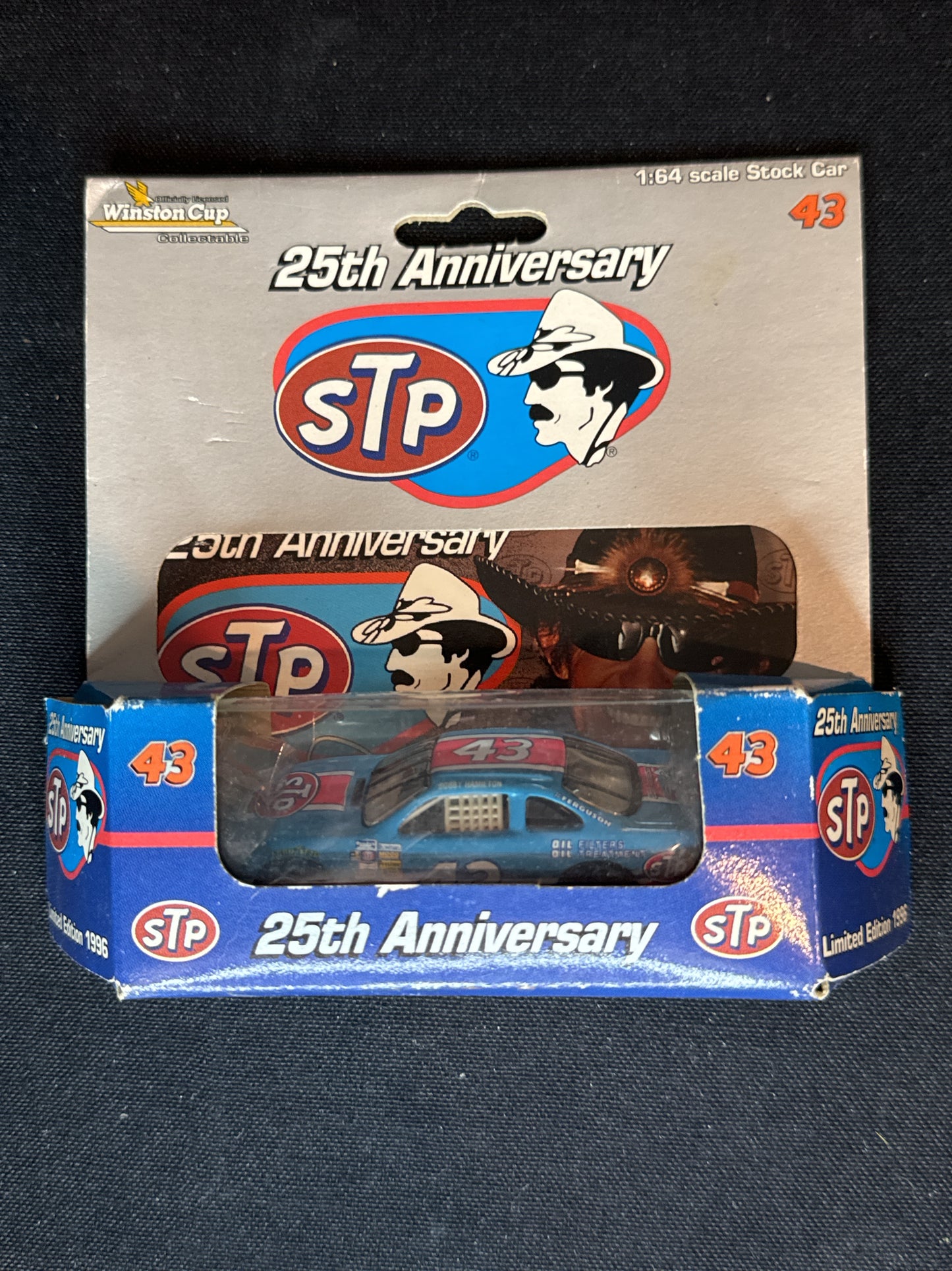 NASCAR Winston Cup STP 25th Anniversary Richard Petty #43 1:64 Diecast Limited Edition