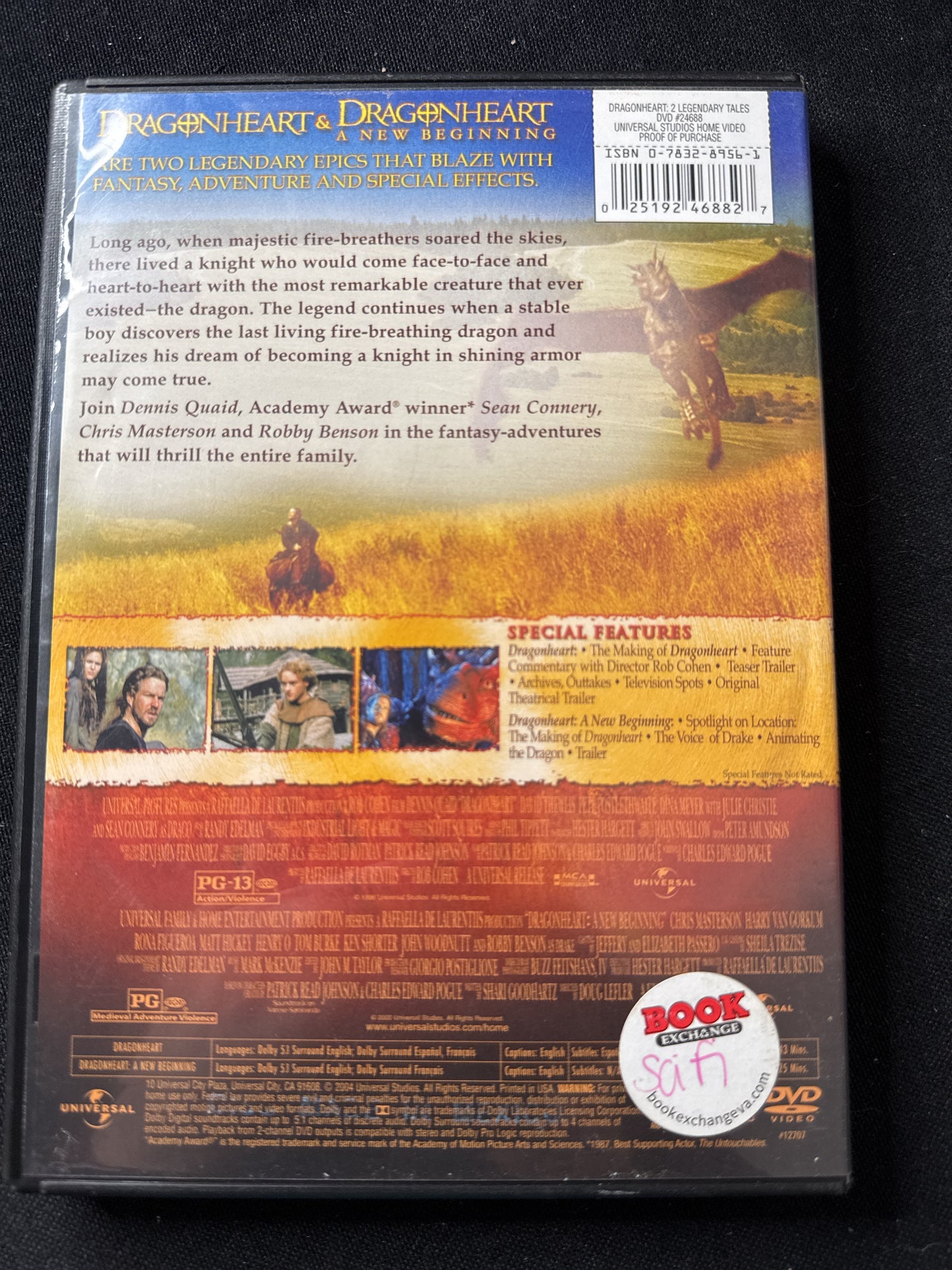 Dragon Heart & Dragon Heart A New Beginning DVD