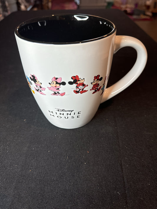 Disney Minnie Mouse Large Coffee Mug Black Interior 25oz Ceramic New