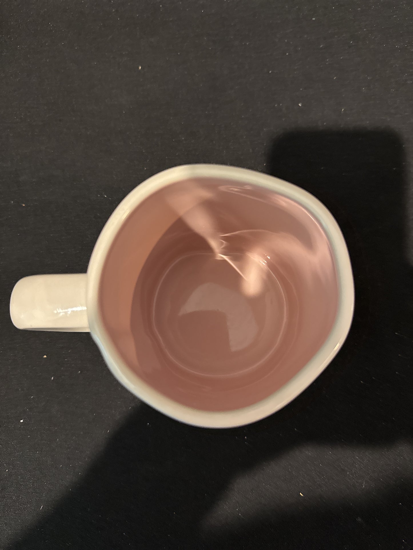 Rae Dunn "Love My Peeps" Pink Interior Coffee Cup Mug 4 7/8" Tall