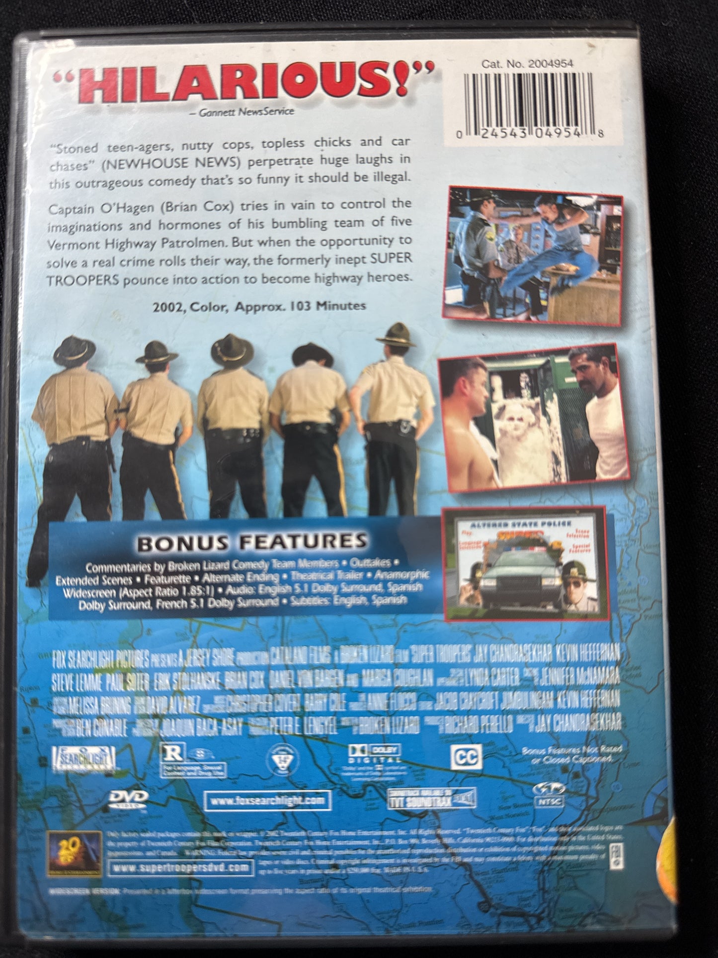 Super Troopers Altered State Police DVD