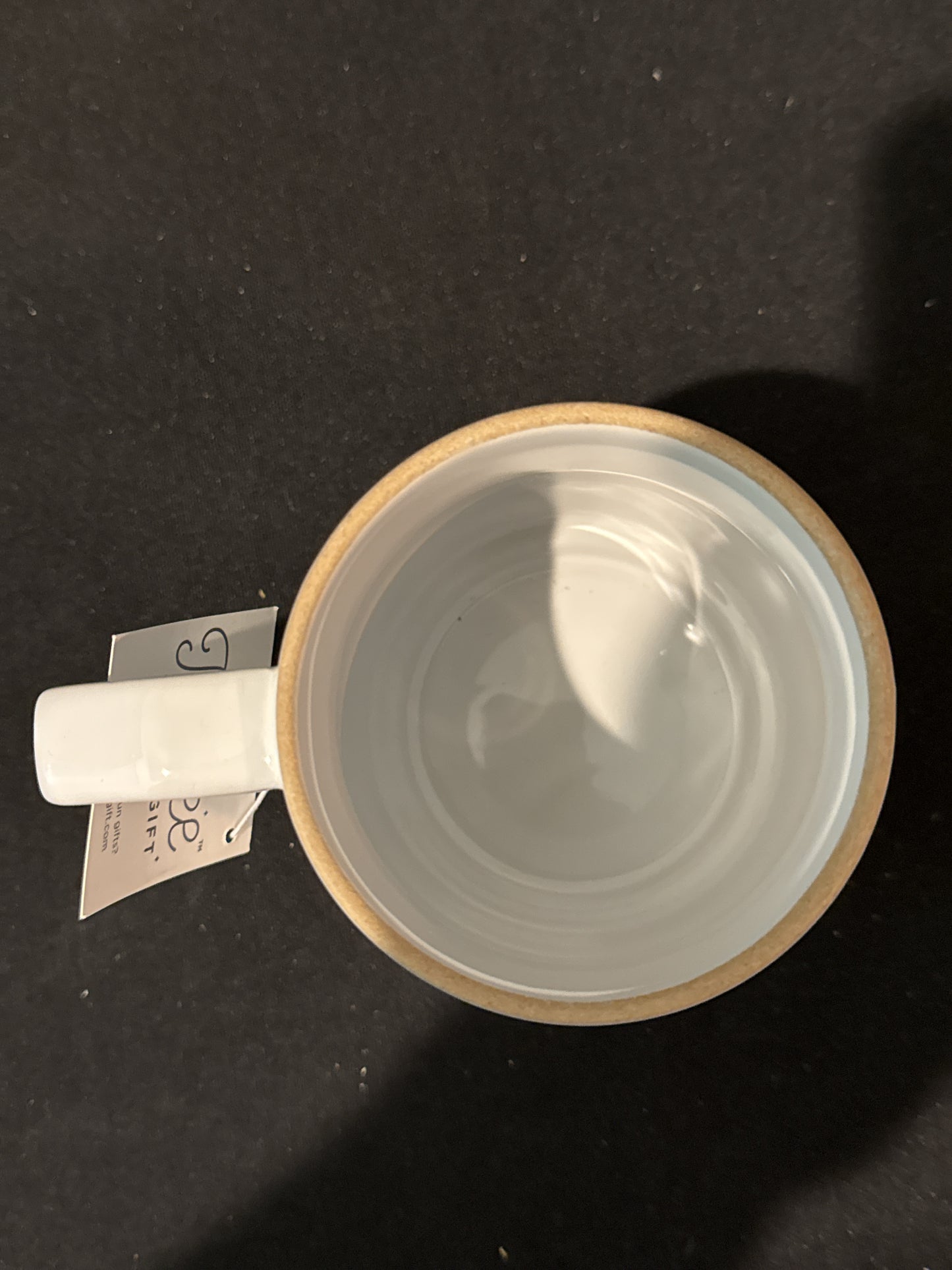 Happiness Comes In Waves Coffee Mug Cup New With Tags 4" Tall