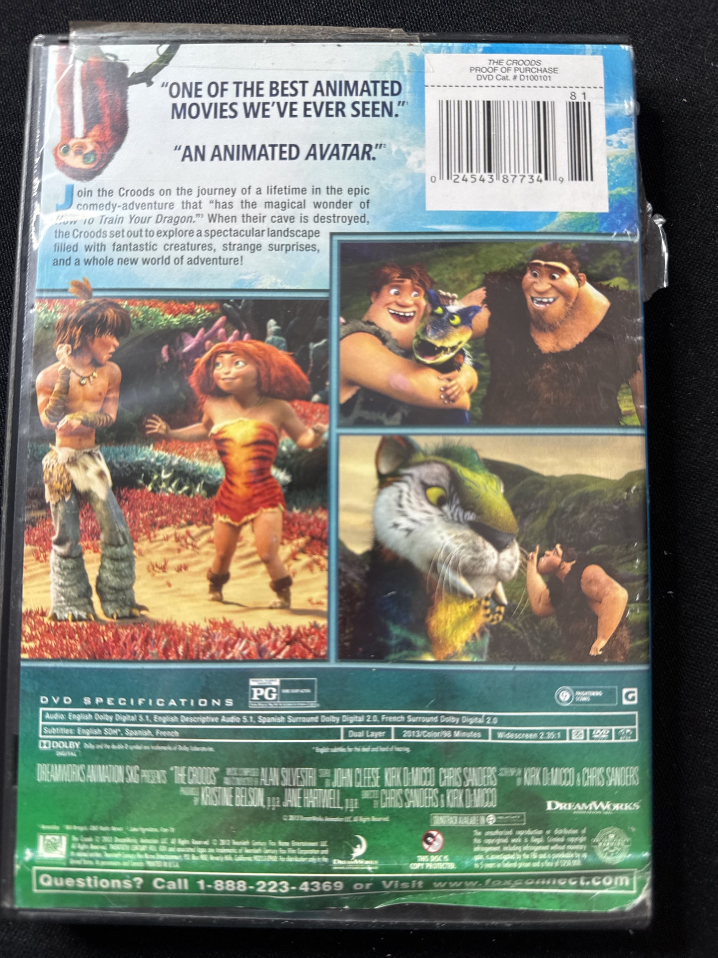 The Croods DVD