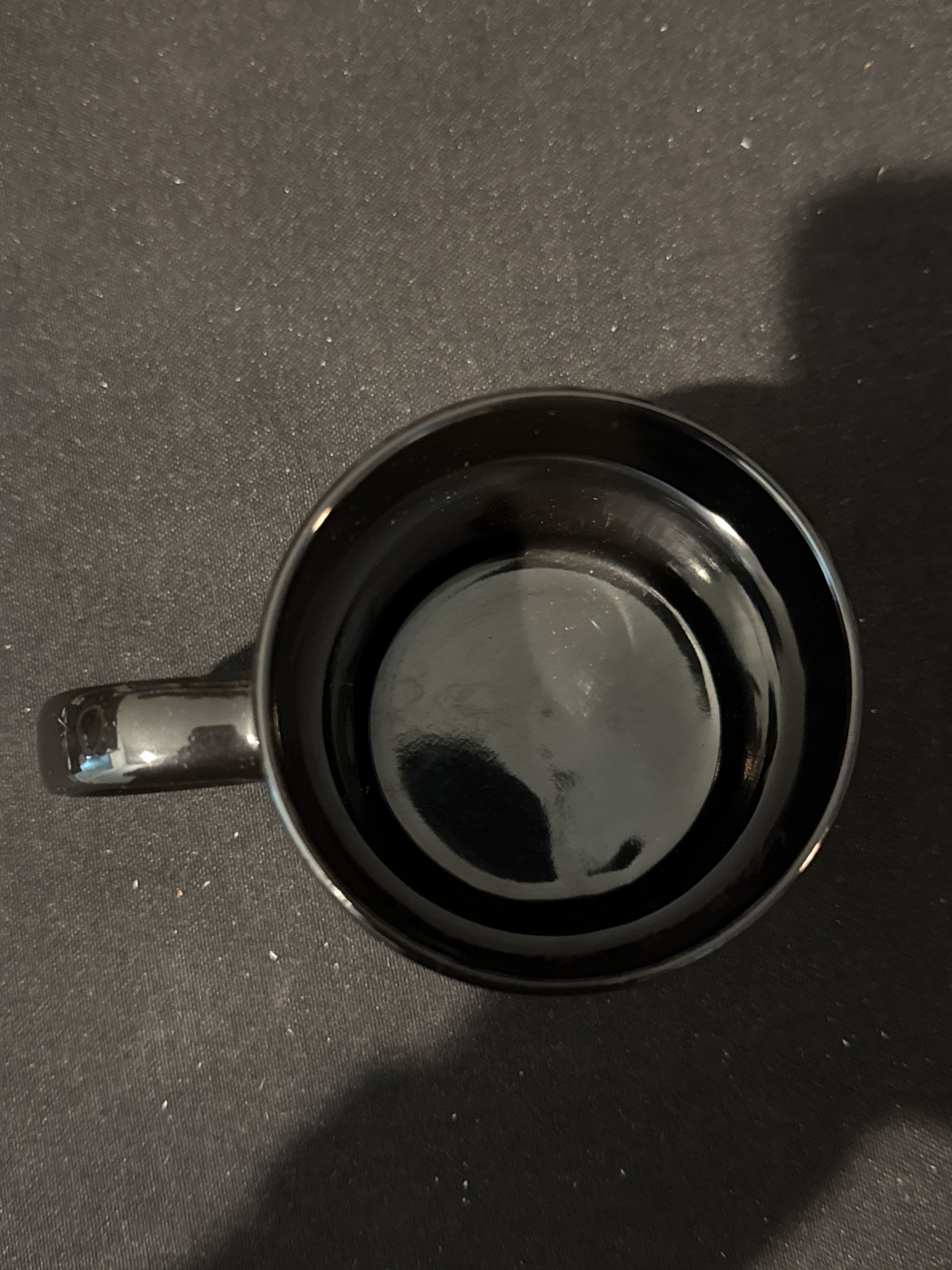 Disney MInnie Mouse Double Sided Black Coffee Cup Mug 4" Tall