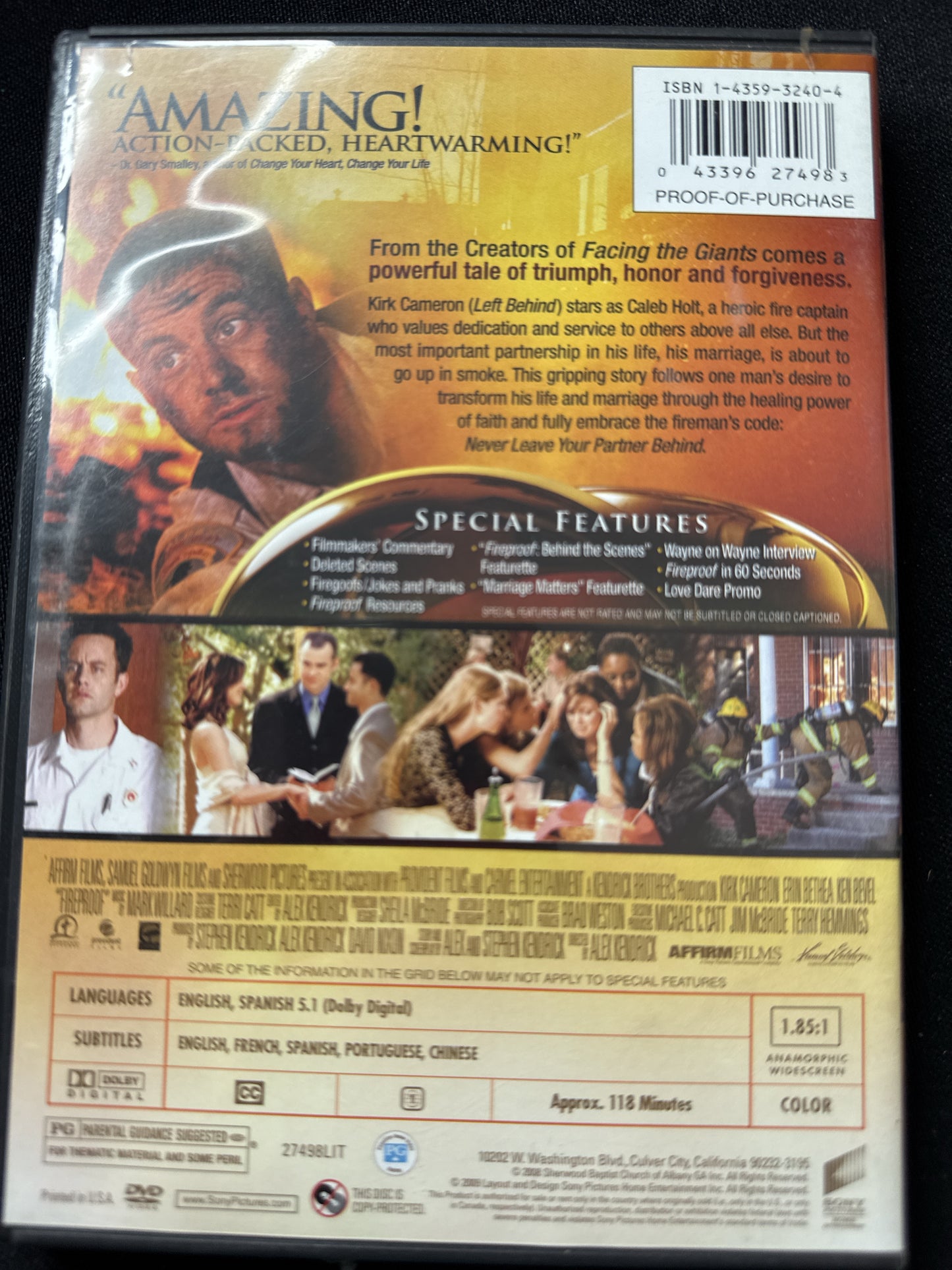 Fireproof DVD