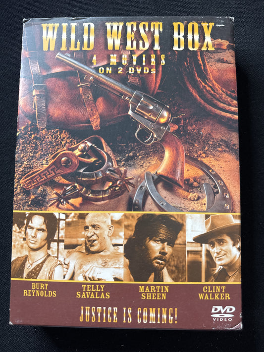 Wild West Box 4 Movies on 2 DVDs Pancho Villa, Navajo Joe, Eagle's Wing, A Town Called Hell