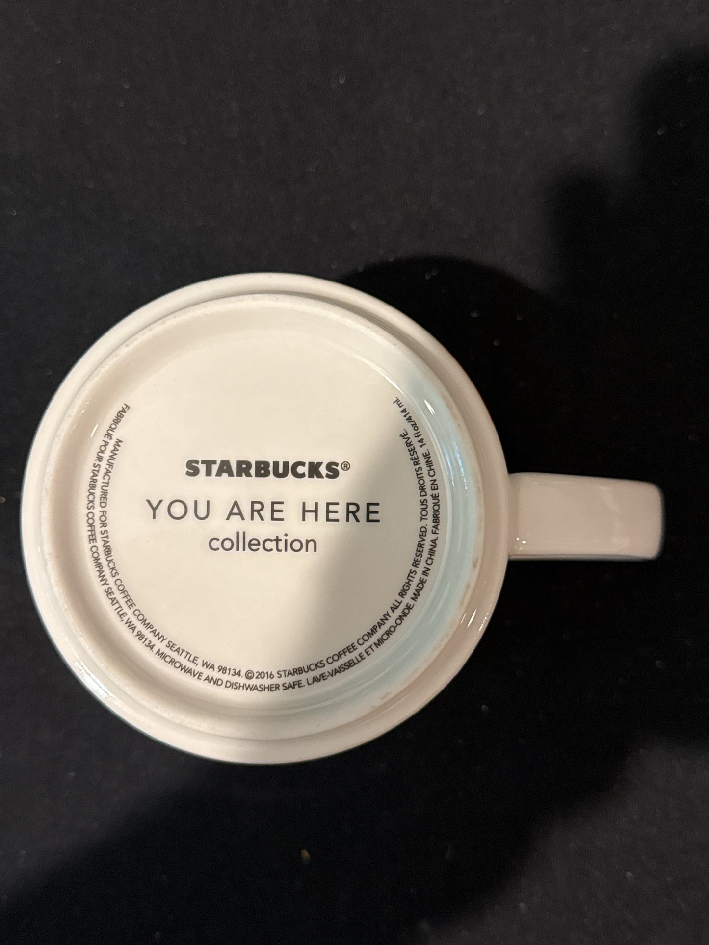 Starbucks You Are Here Series Tennessee 3.5" 14oz Green Interior Coffee Mug Cup