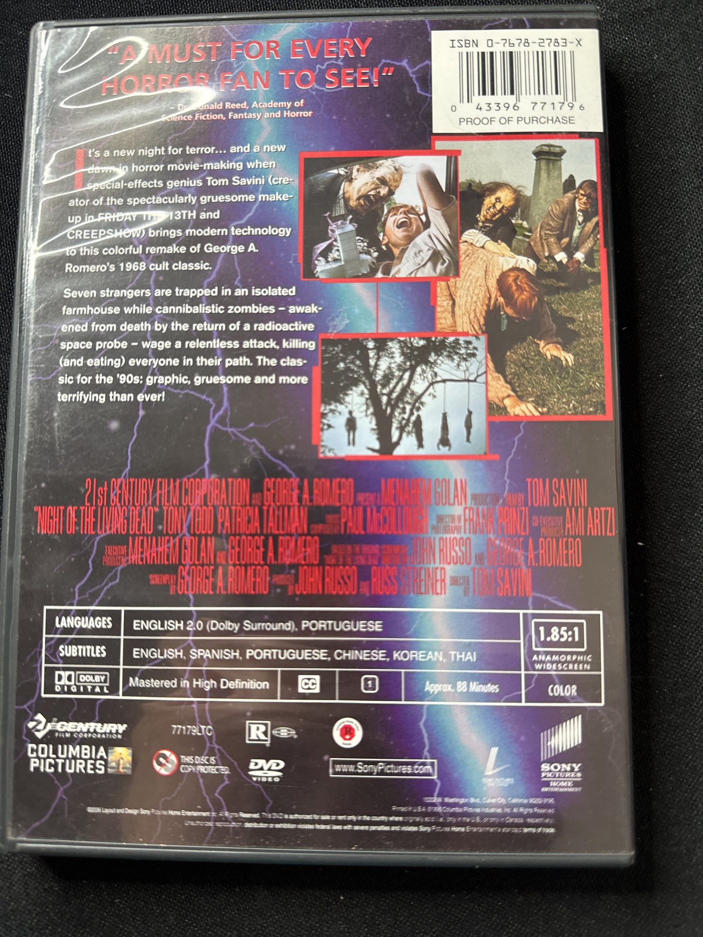 Night of the Living Dead DVD