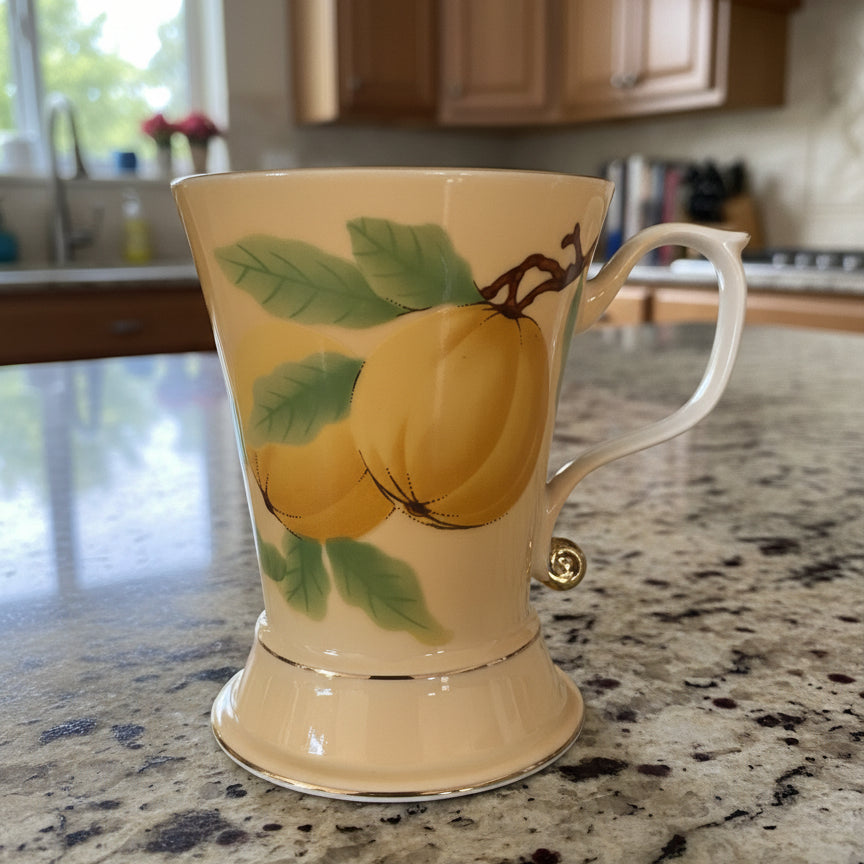 Vintage Best Selection Oranges Coffee Cup Tea Cup Mug 4.25" Tall