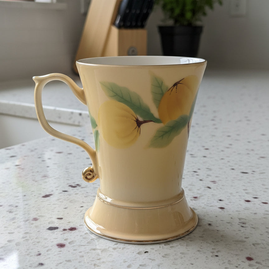 Vintage Best Selection Oranges Coffee Cup Tea Cup Mug 4.25" Tall