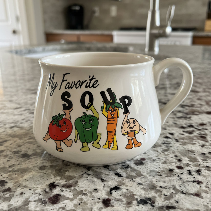 Giftco My Favorite Soup Mug Coffee Cup Mug 3" Tall
