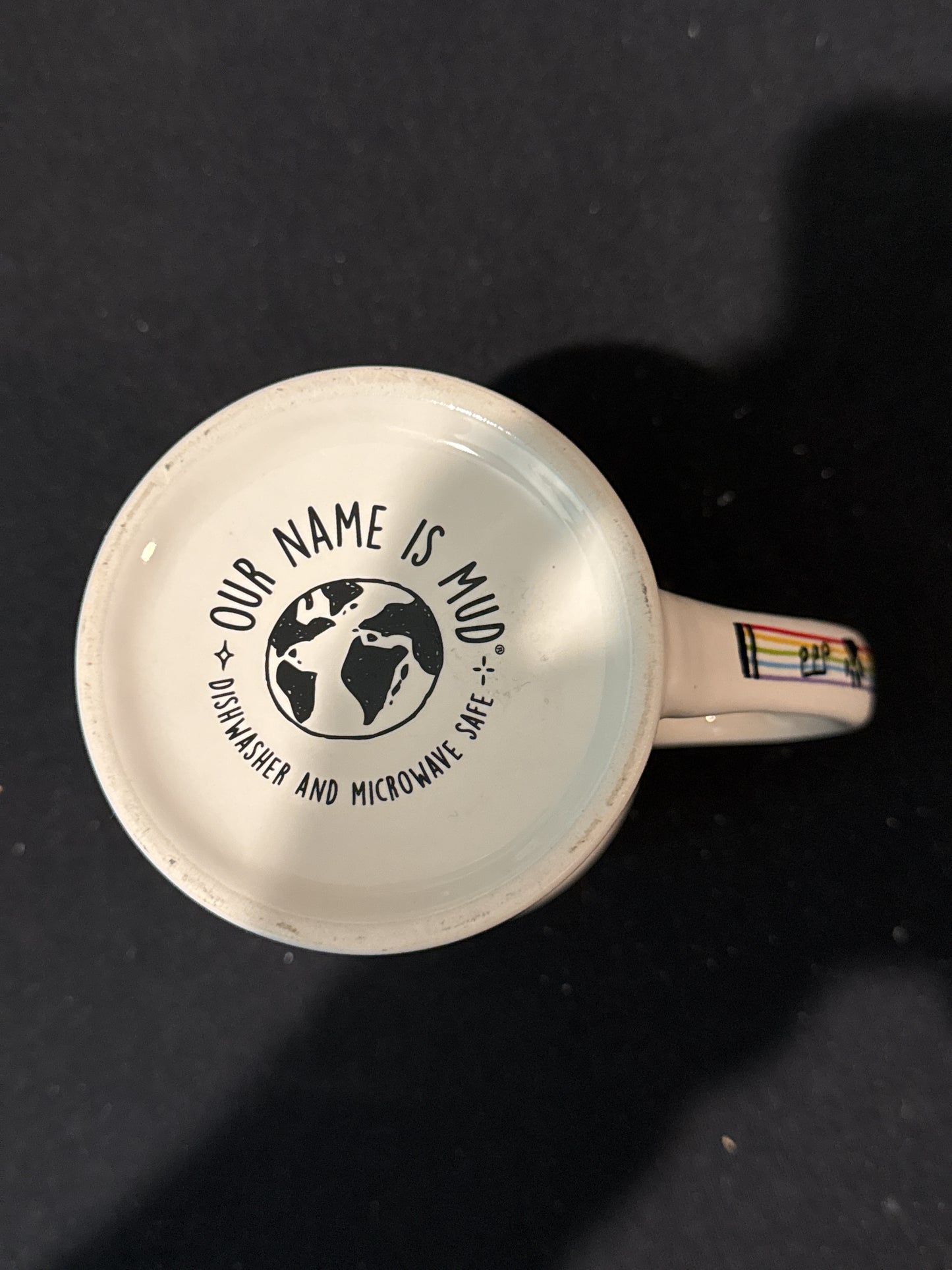 Every Snack You Take...I'll Be Watching You Dog Black Interior Coffee Mug Cup 4.5" Tall