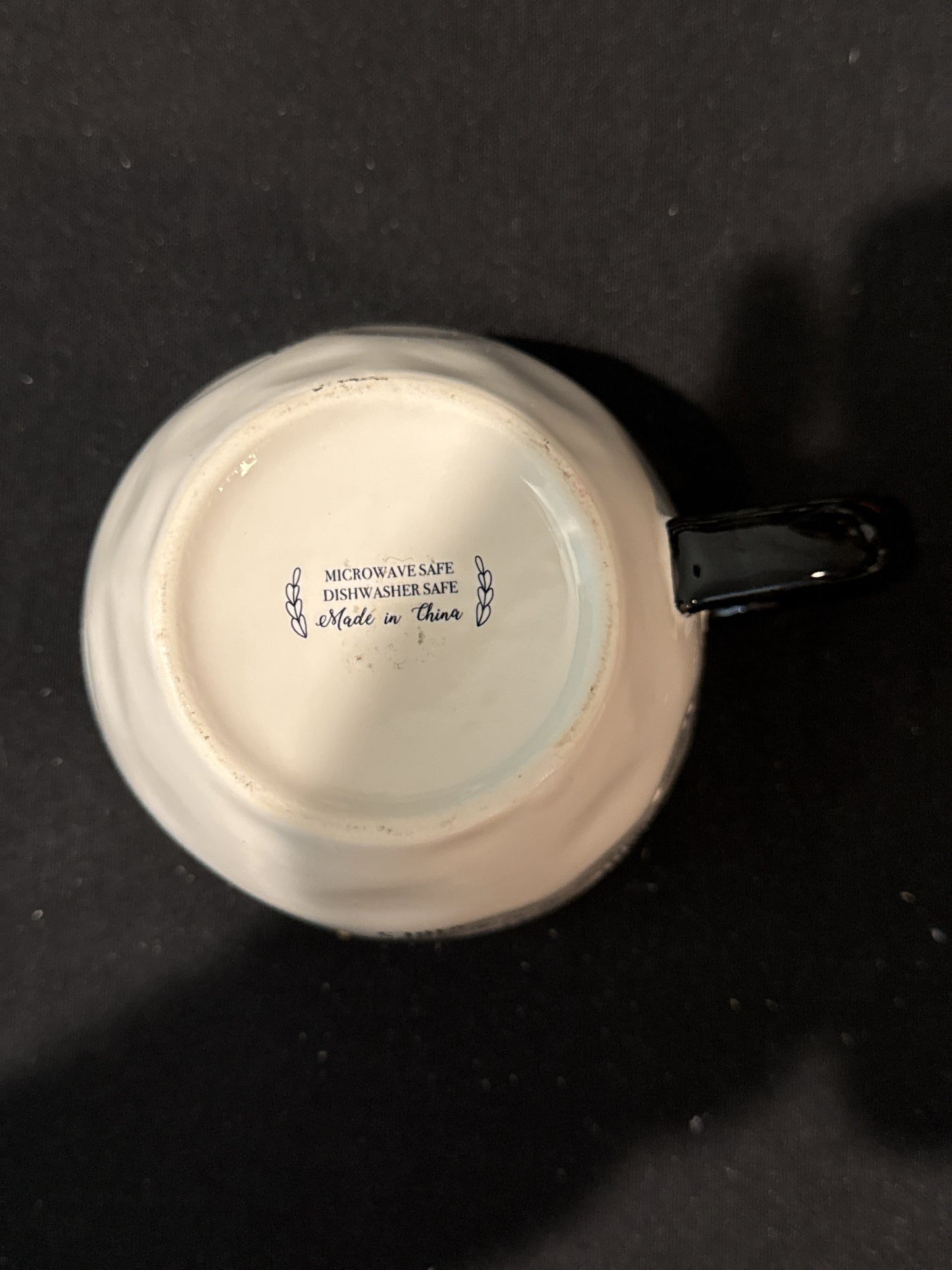 Good Vibes Large Ceramic Coffee Mug Cup 3.25" Tall 4 5/8" Wide at Rim