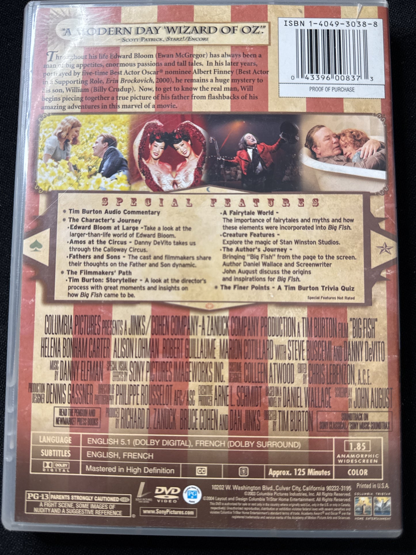 Big Fish DVD