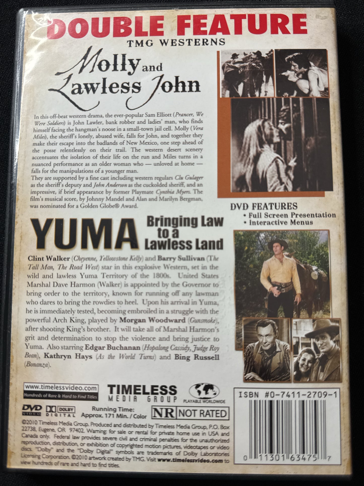 Double Feature Molly & Lawless John, Yuma DVD