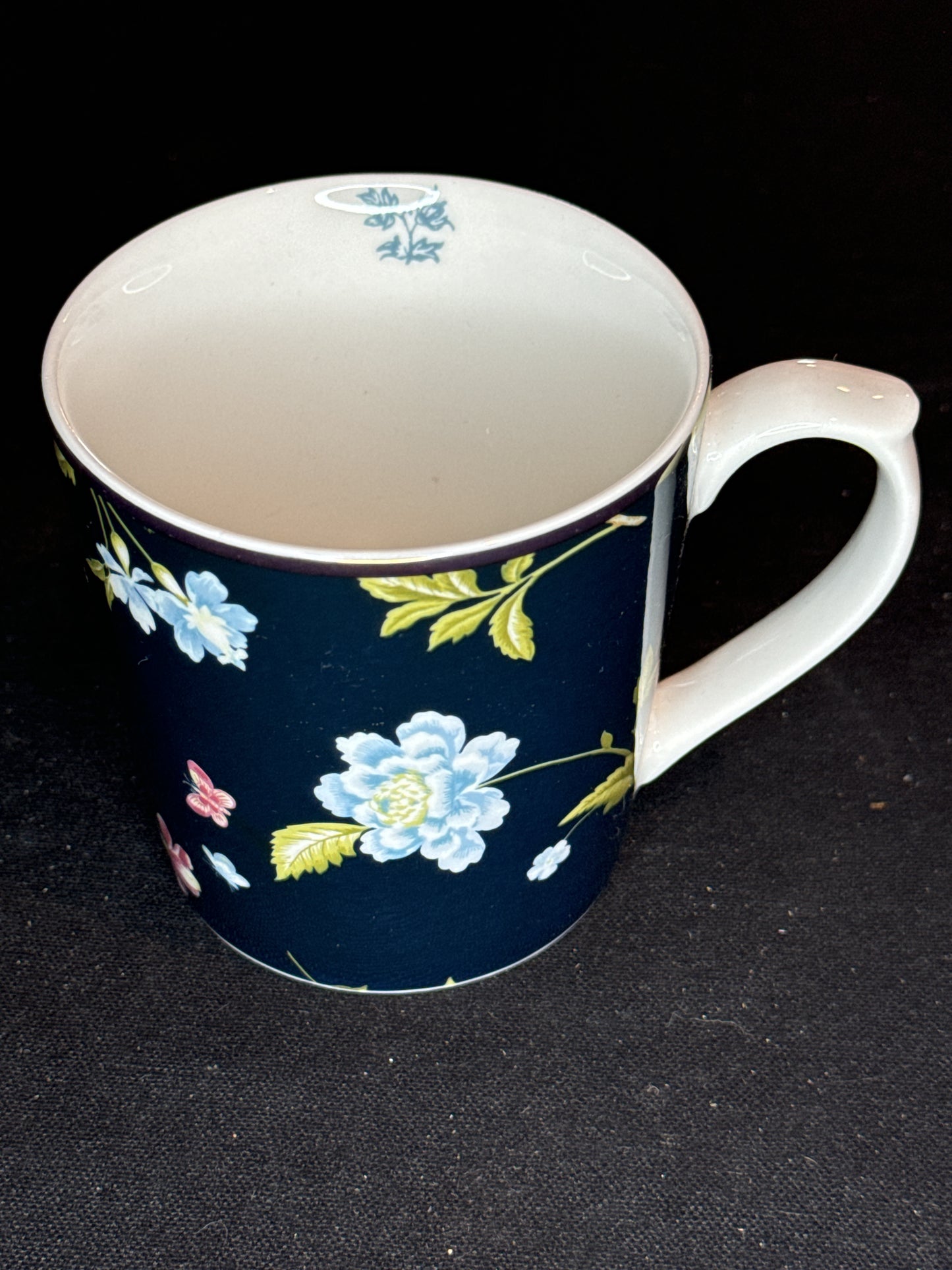 Laura Ashley Heritage Midnight Uni Mug 10oz New Inventory