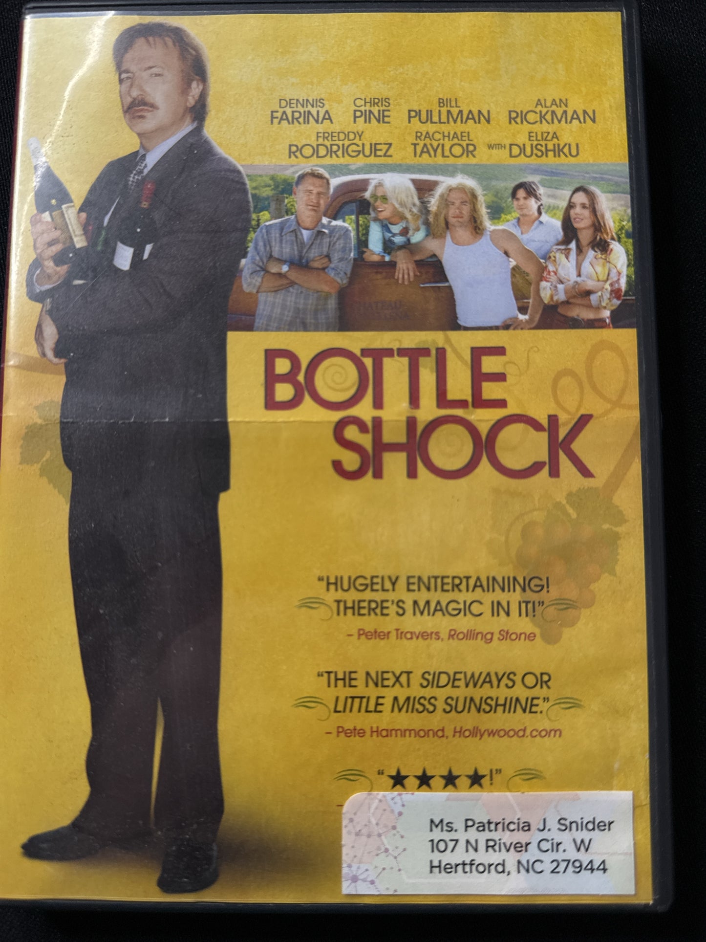 Bottle Shock DVD