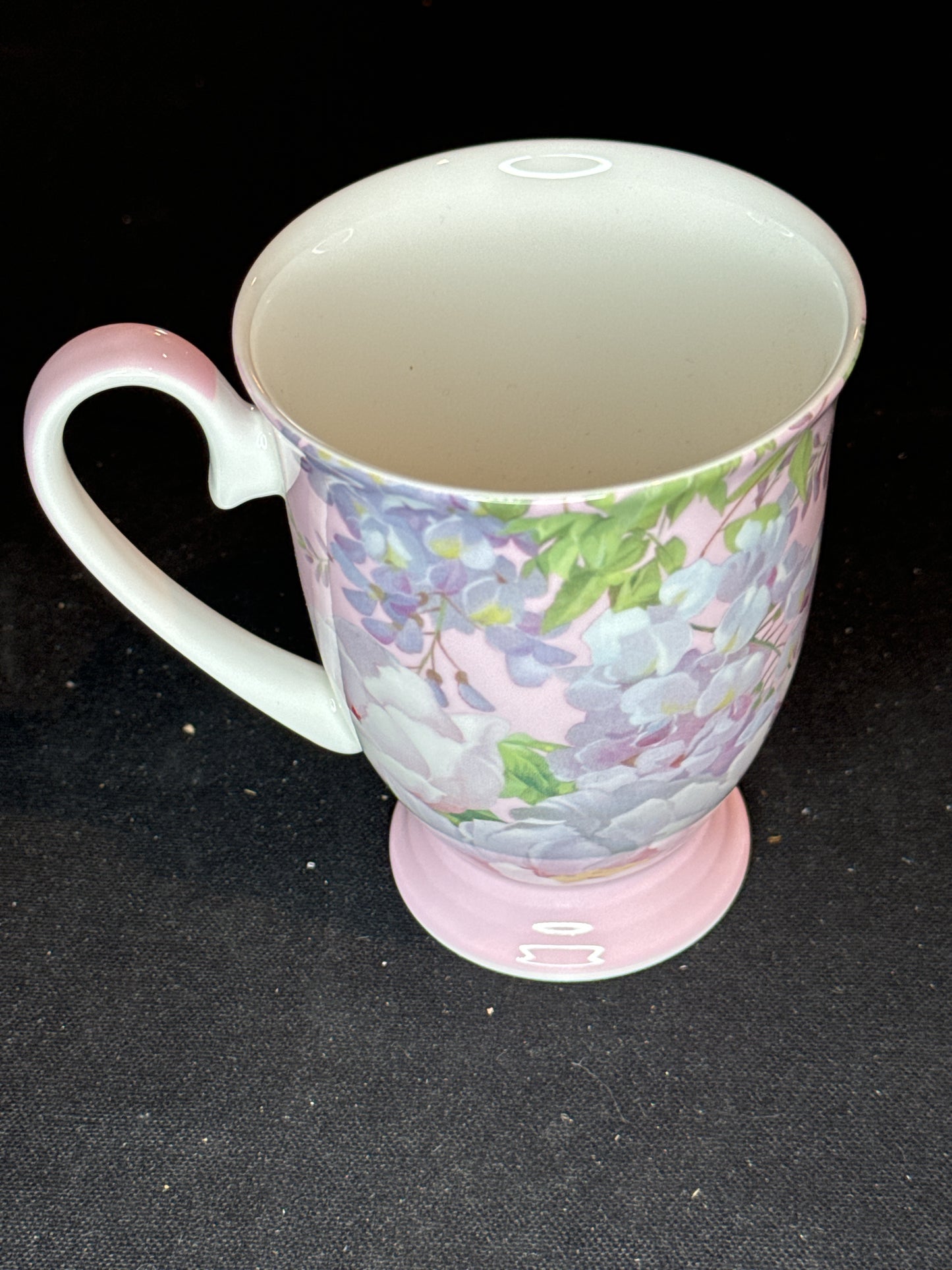 Stechcol Mug Soft Pink Peony 10oz Coffee Mug Gracie Bone China New Inventory