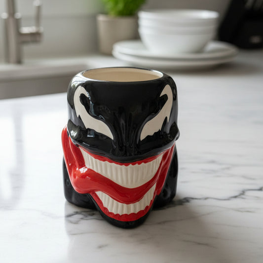 Marvel Venom Coffee Cup Mug Molded 16oz Backstage Pass Inc 2015 Spider Man Character