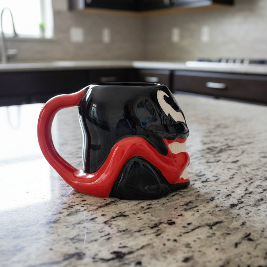 Marvel Venom Coffee Cup Mug Molded 16oz Backstage Pass Inc 2015 Spider Man Character