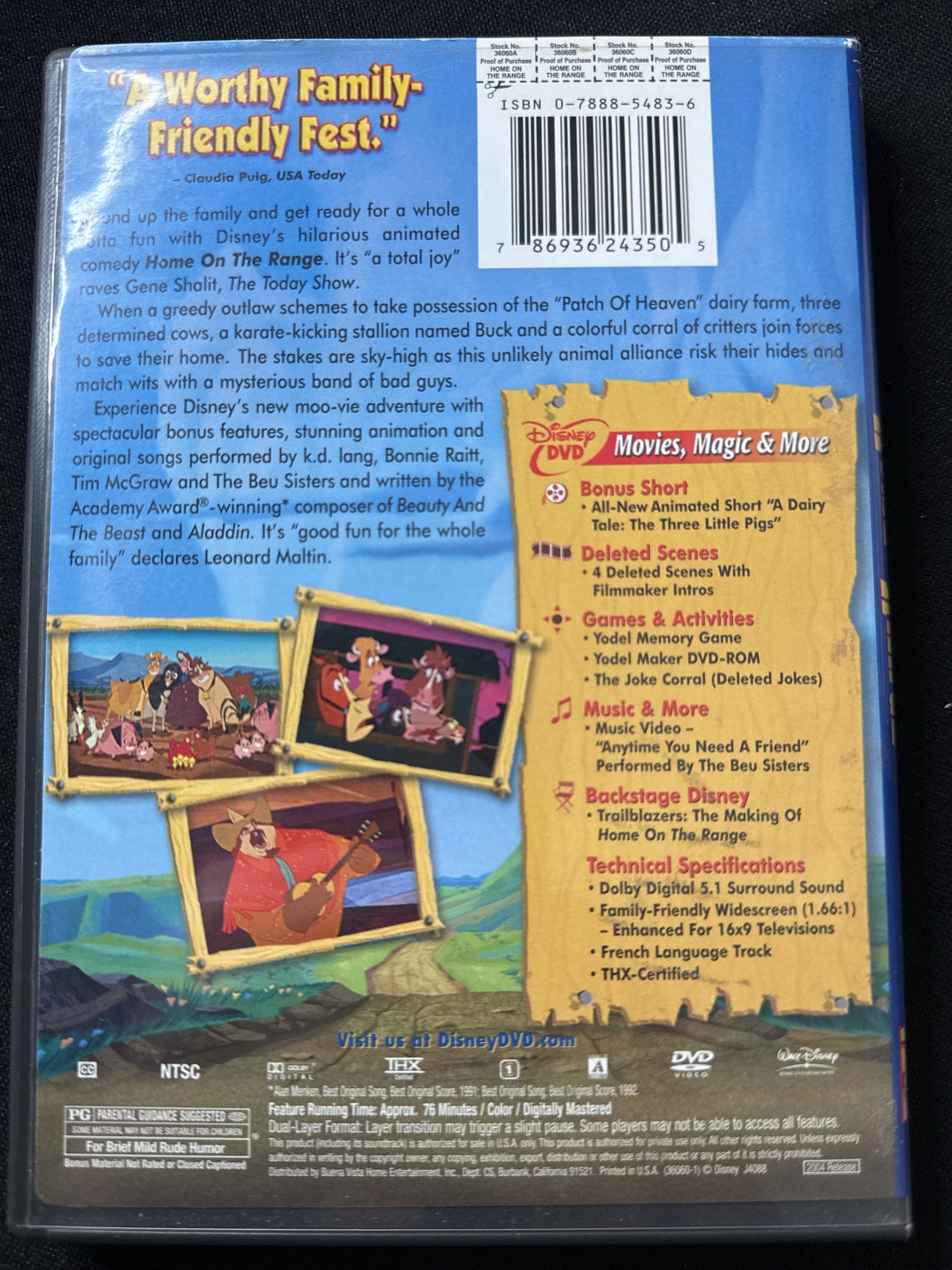 Home on the Range DVD