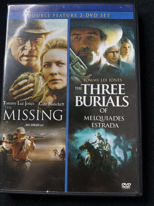 Double Feature: The Missing, The Three Burials of Melquiades Estrada DVDs