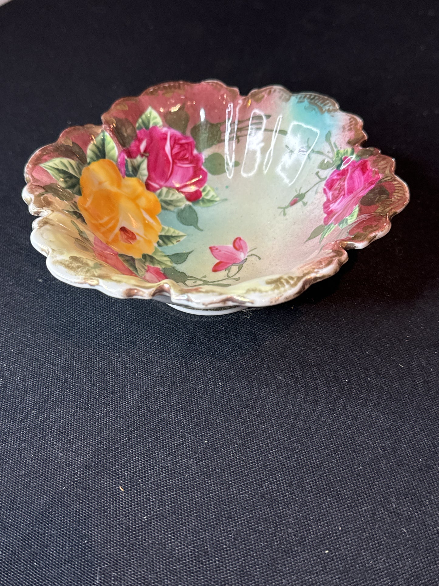 Wheelock China Fruit Dish 5.5" Wide 2" Tall