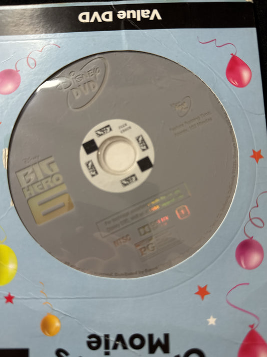 Big Hero 6 DVD No Case