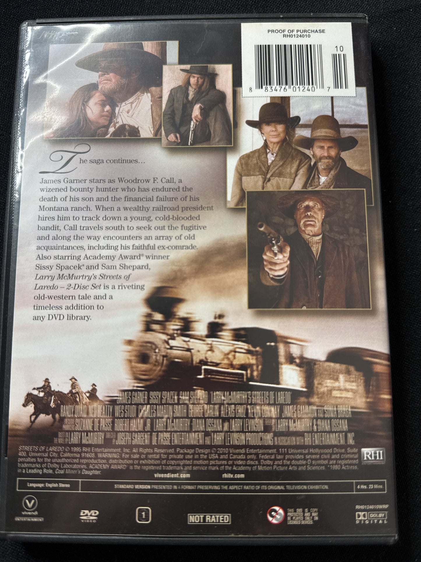 Streets of Laredo DVD