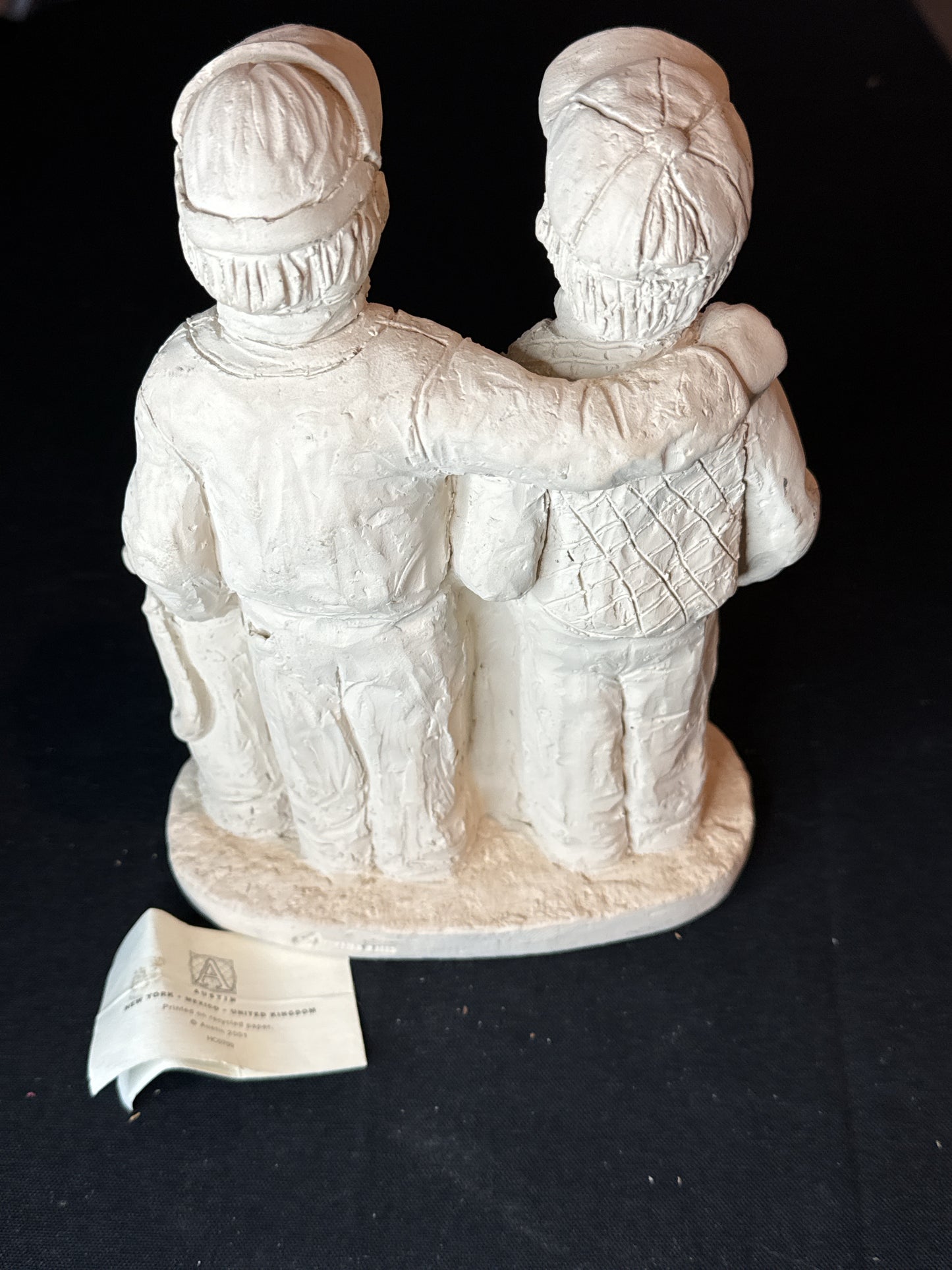 Austin Golf Buddies Sculpture 2001 Signed Dee Crawley