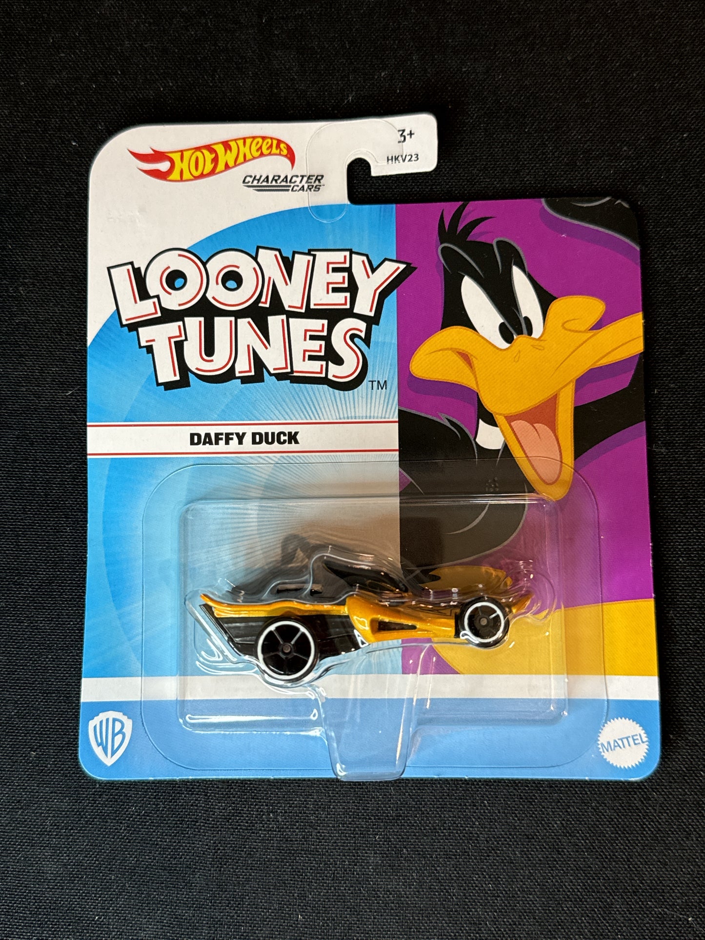 Looney Tunes Daffy Duck Hot Wheels Car Version New for 2023 NIB