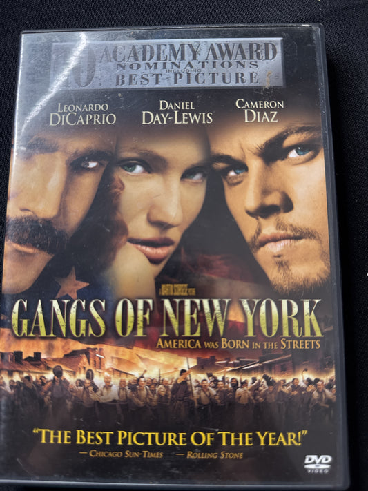 Gangs of New York DVDs