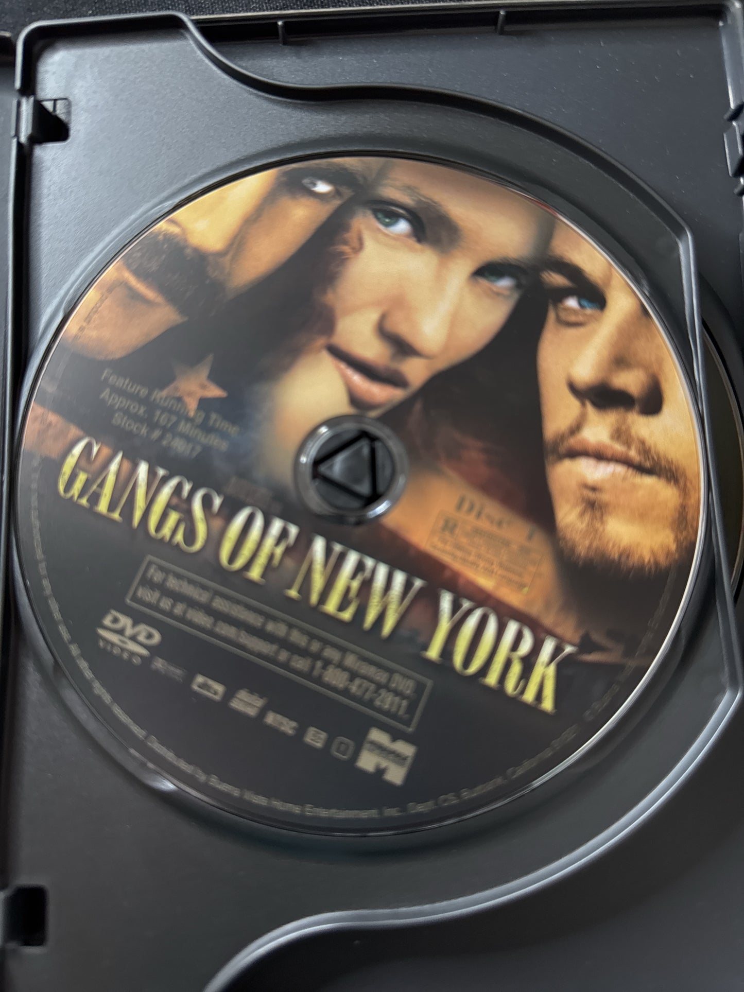 Gangs of New York DVDs