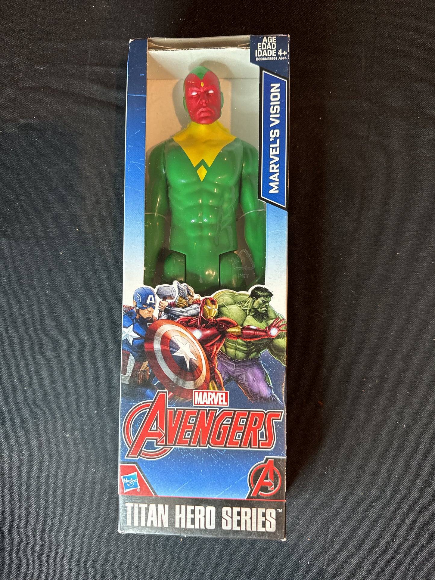 Marvel's Vision Marvel Avengers Titan Hero Series Figure Hasbro NIB 11"