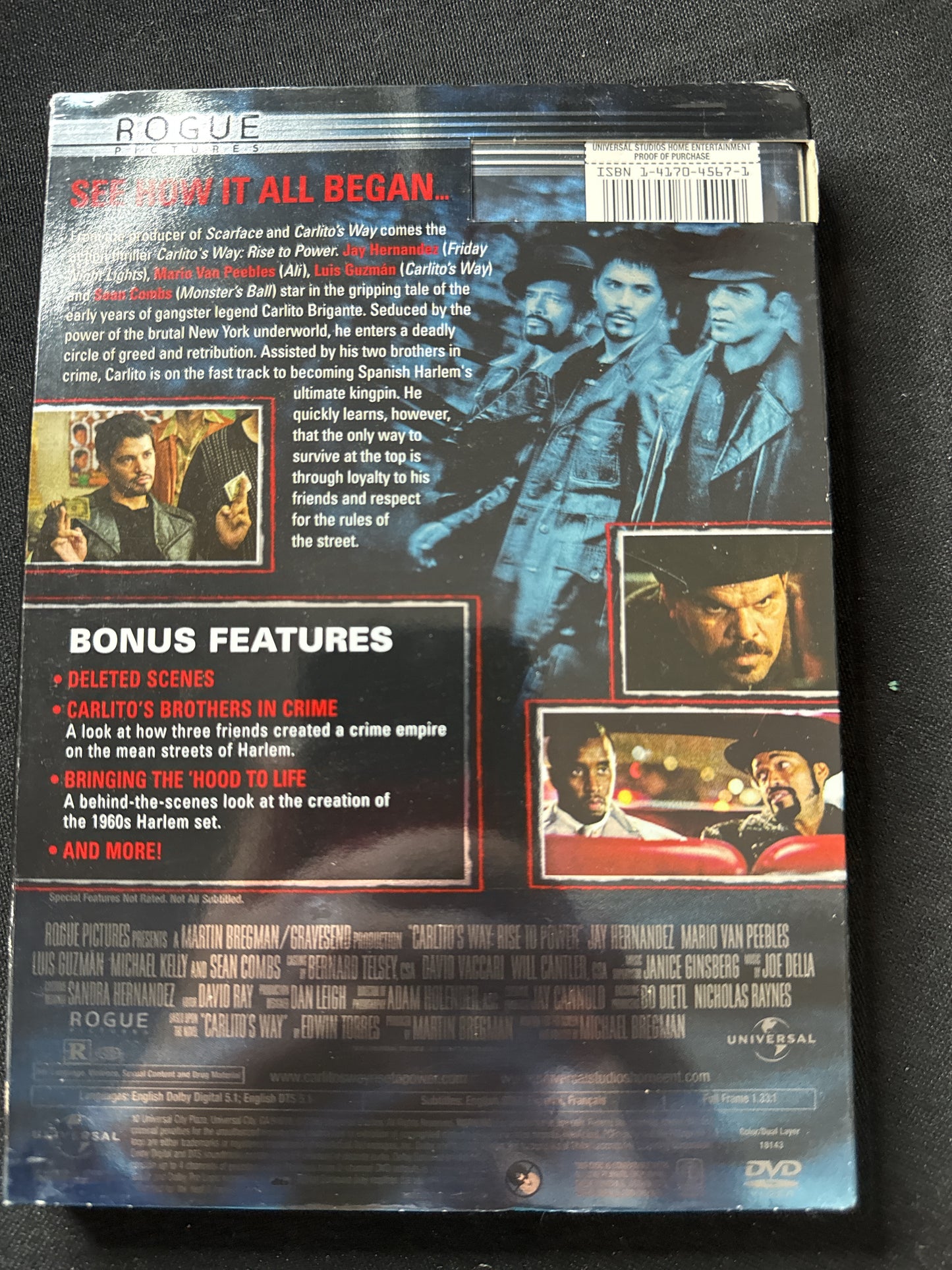 Carlito's Way Rise to Power DVD