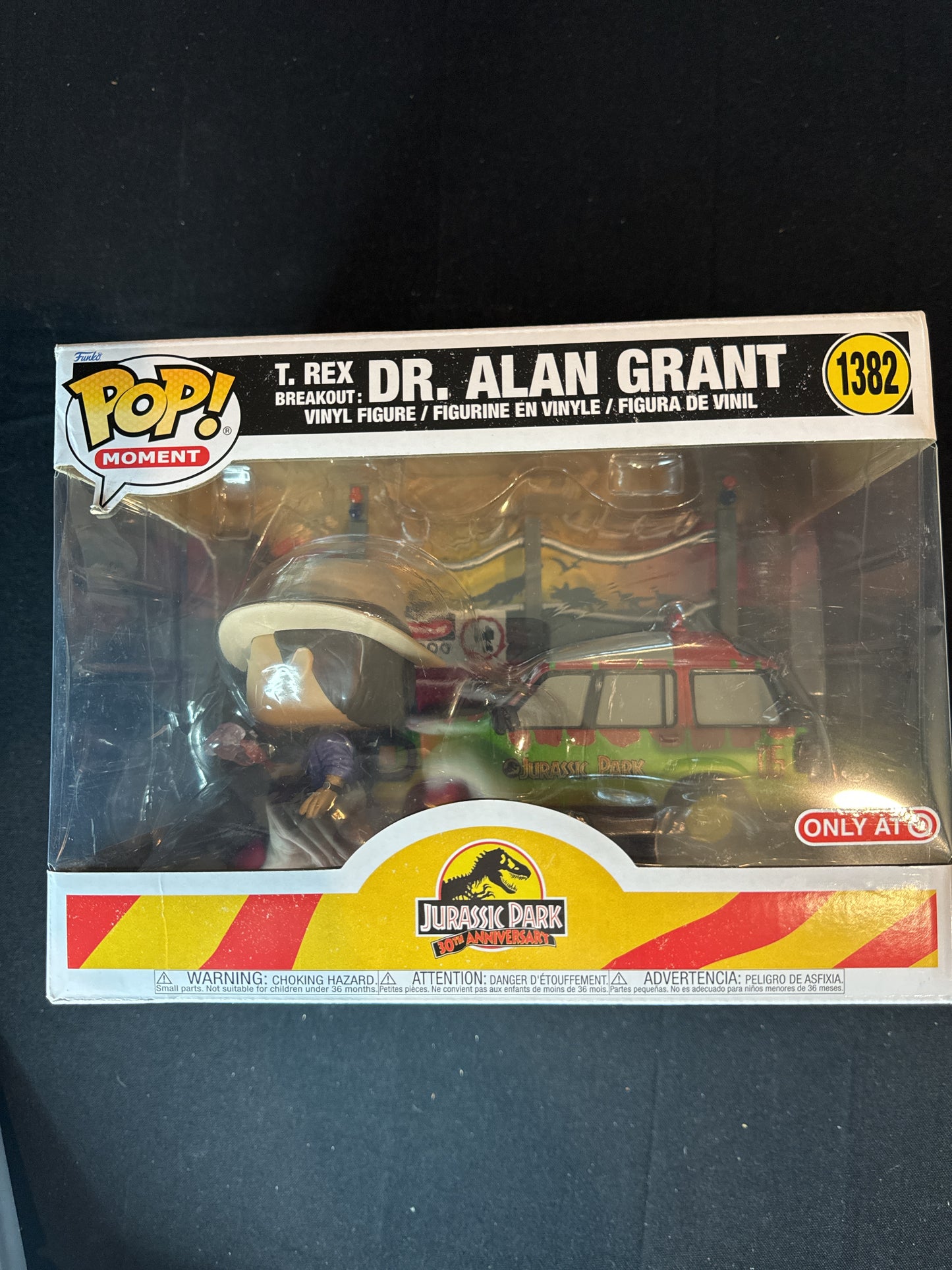 Funko Pop! Moments: Jurassic Park - T.Rex Breakout: Dr. Alan Grant - 1382 NIB