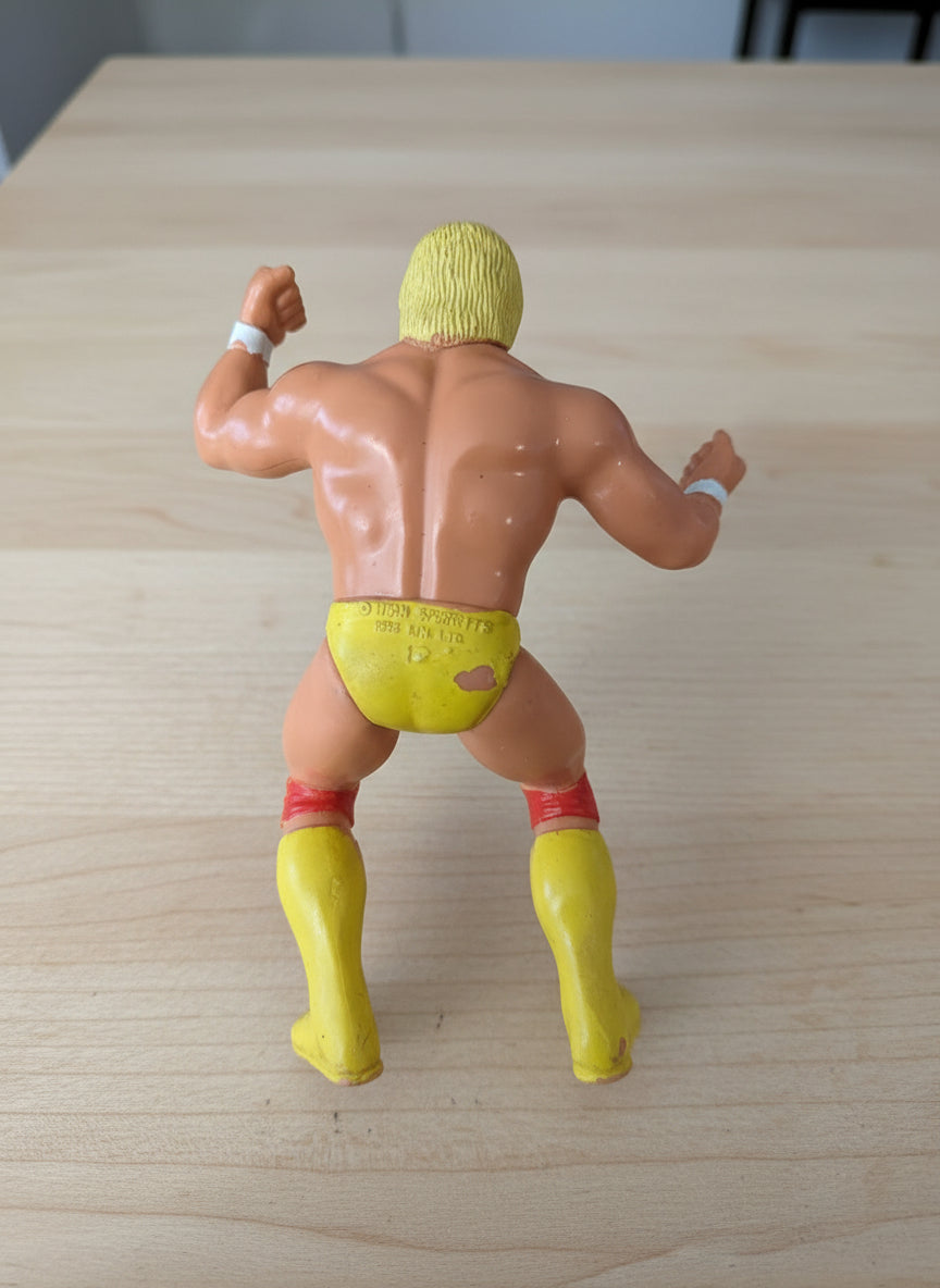 Vintage Hulk Hogan WWF/WWE Rubber LJN Wrestling Figure 1984 Original 8" Tall A
