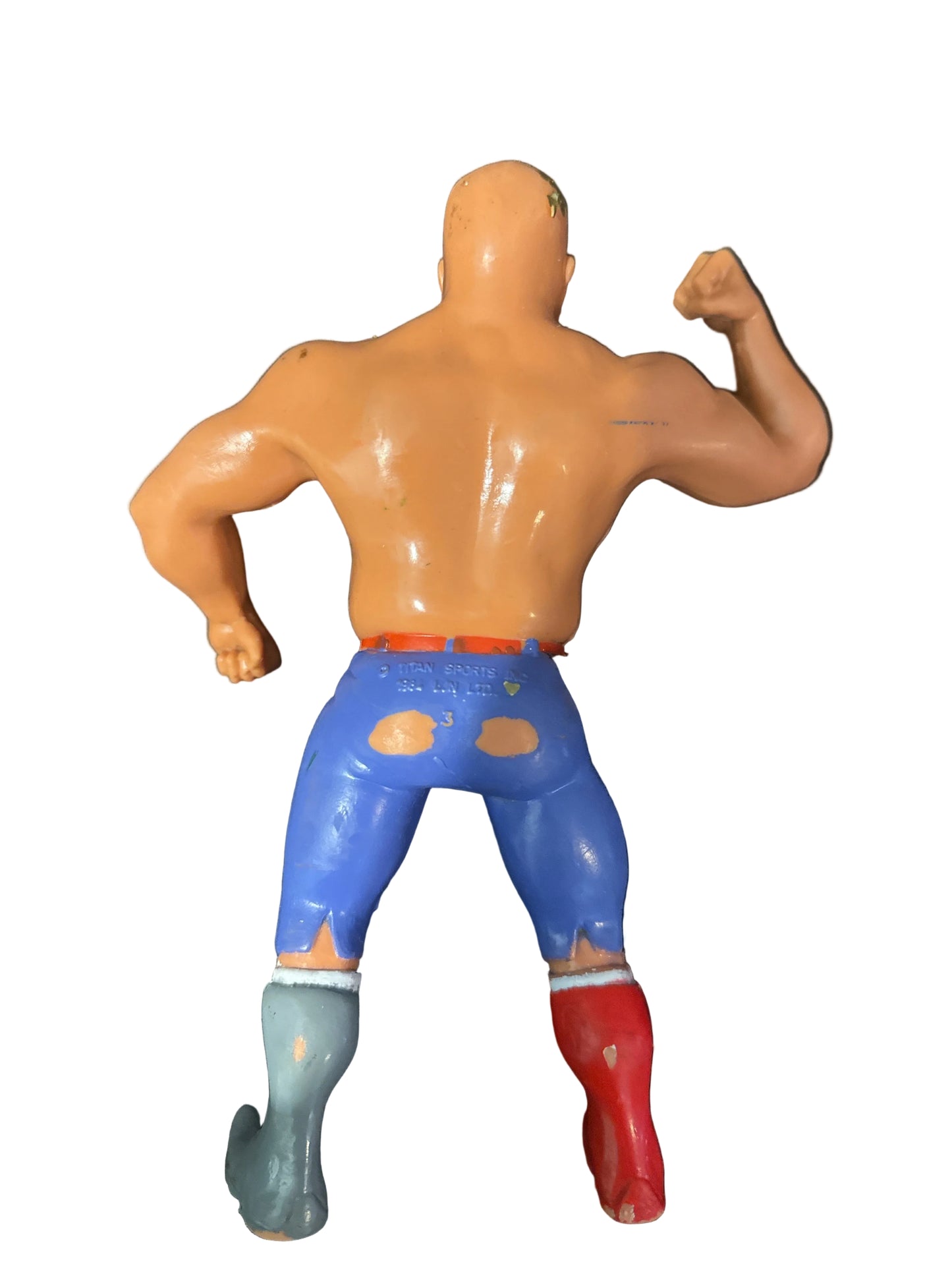 WWF Wrestler 1984 Iron Sheik 8" Rubber Action Figure Titan Sports LJN LTD