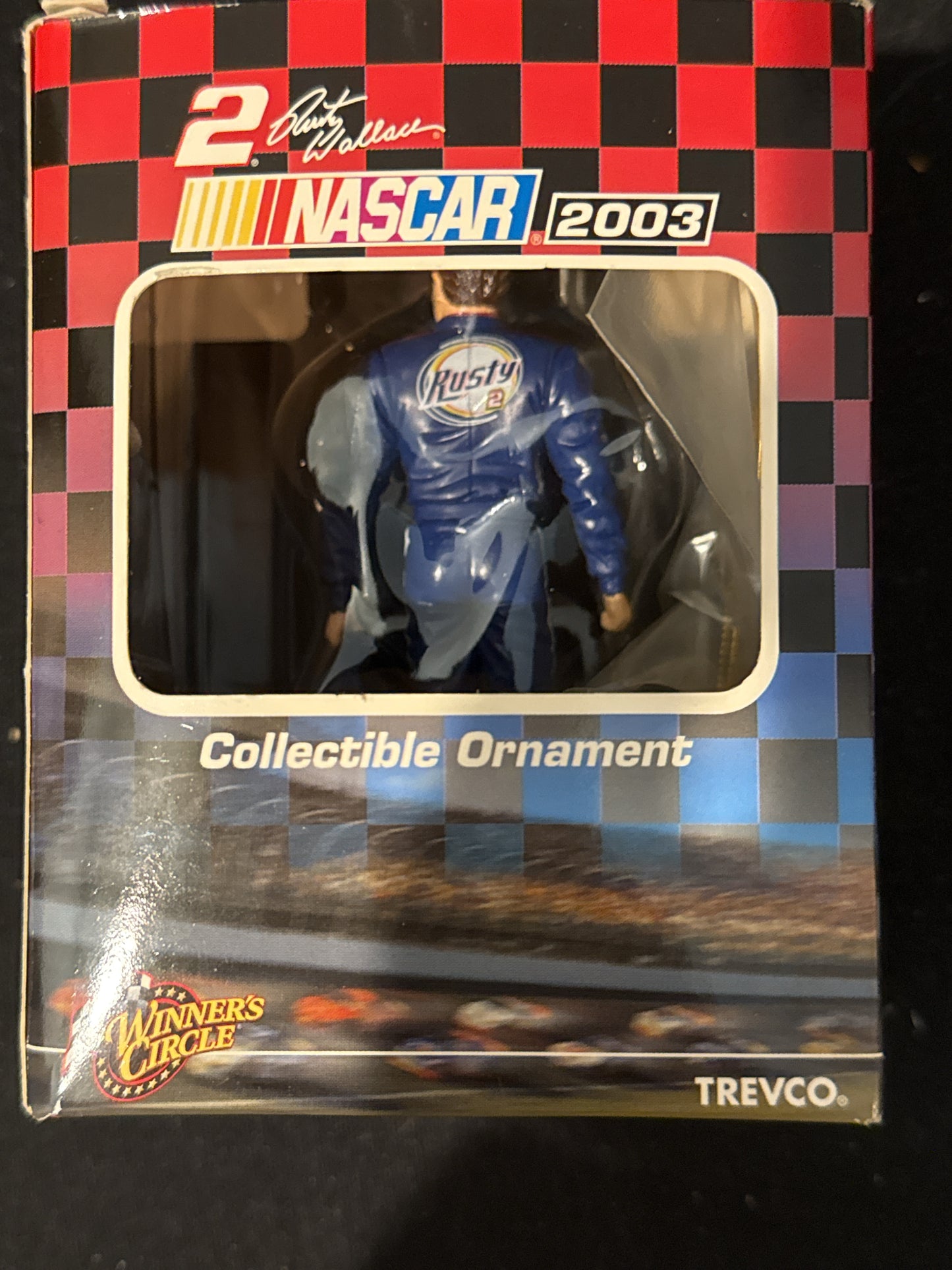 Nascar Rusty Wallace #2 Collectible Christmas Ornament 2003 New in Box