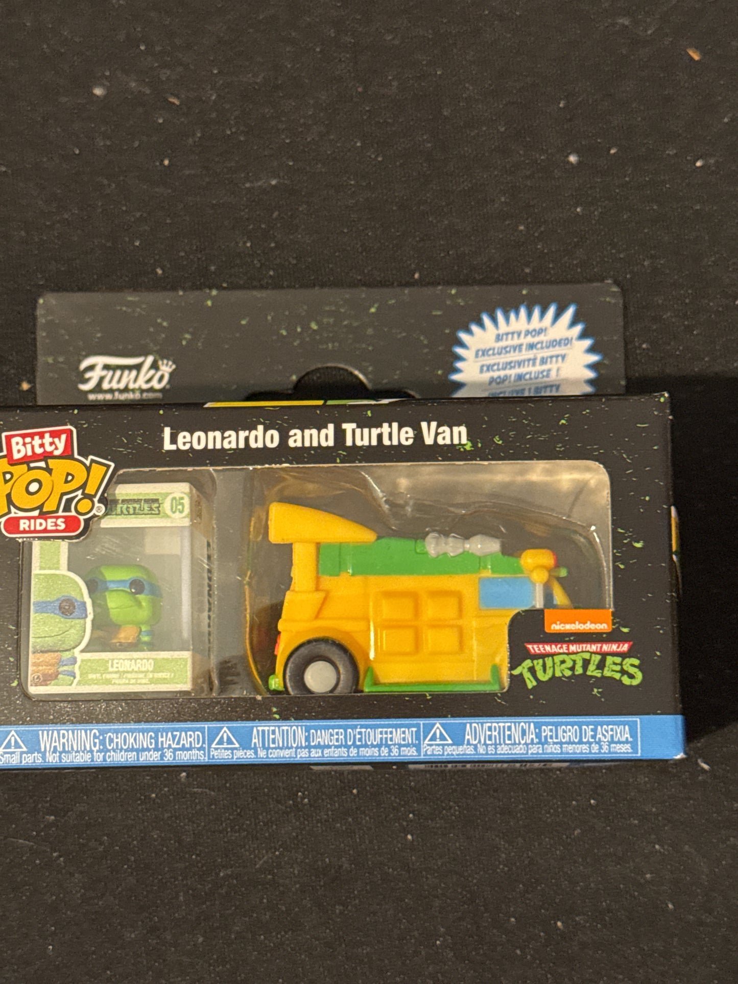 Funko Pop! Bitty Pop Rides Leonardo & Turtle Van New in Box