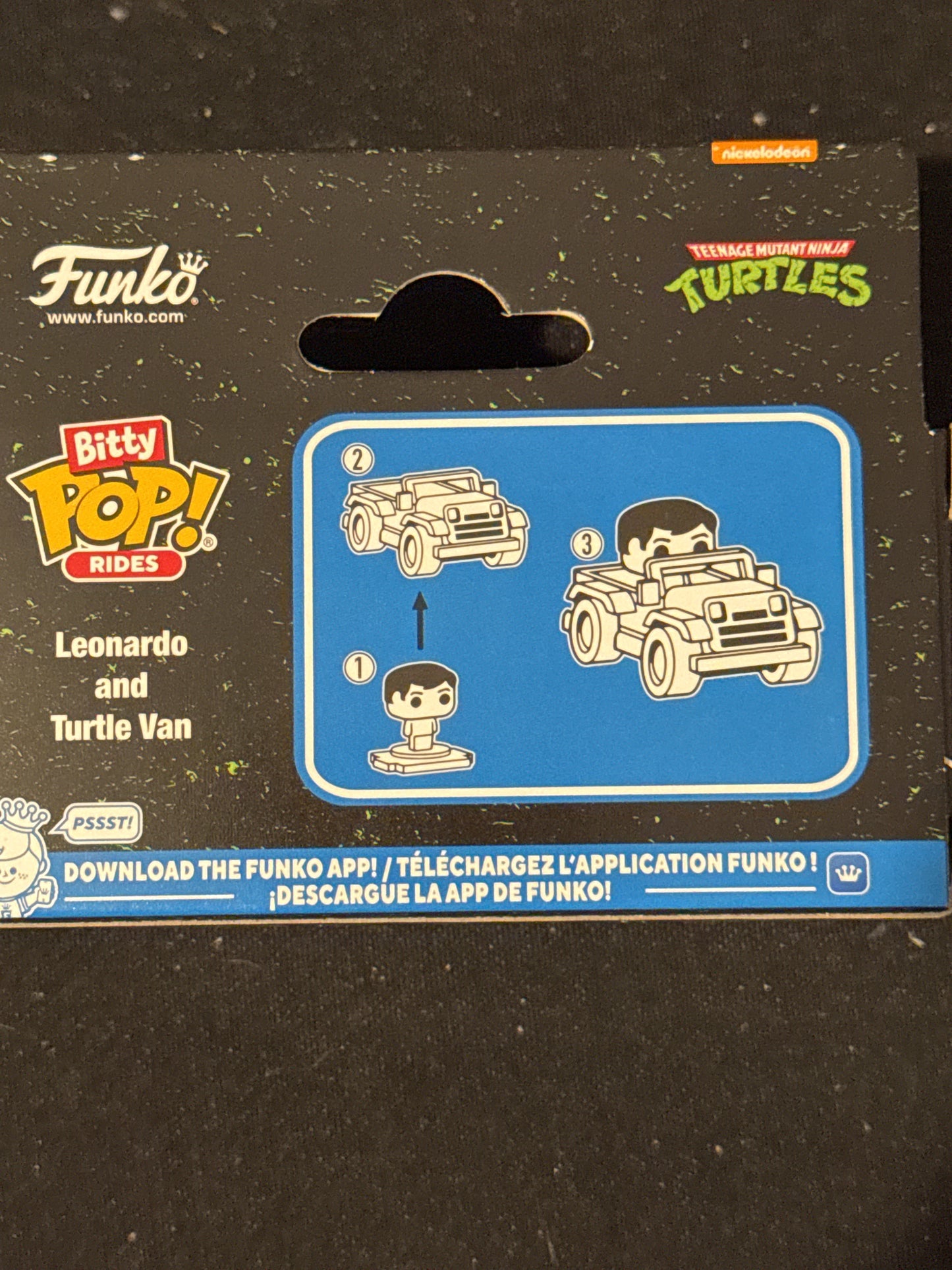 Funko Pop! Bitty Pop Rides Leonardo & Turtle Van New in Box