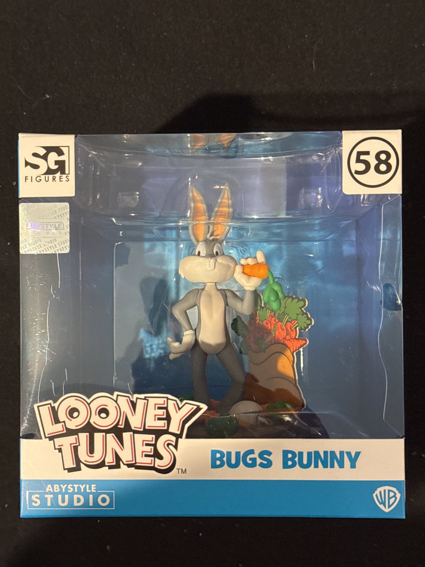 Looney Tunes Bugs Bunny 4.7" PVC Figure Statue w/ Diorama Base ABYstyle - New in Box