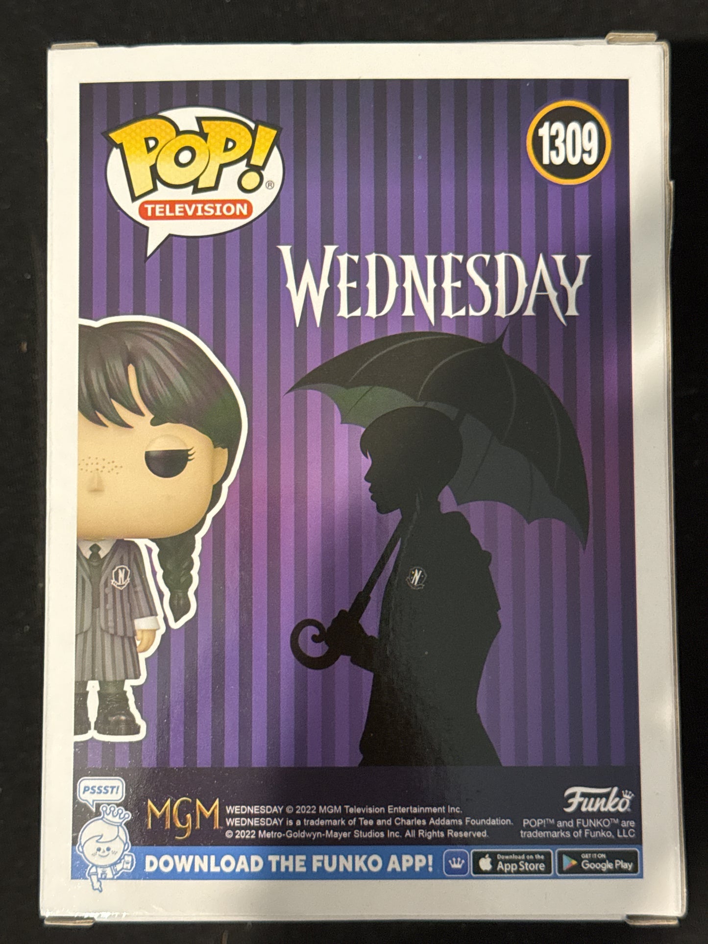 Funko Pop! Wednesday Addams Vinyl Figure #1309 New in Box
