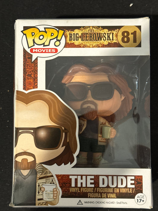 Funko Pop! The Big Lebowski The Dude Vinyl Figure #81 New in Box